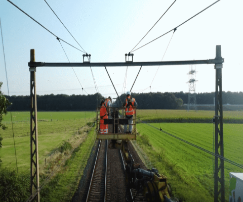 Bovenleiding rails